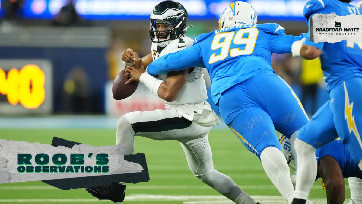 Roob’s Eagles Observations after a nightmare loss to Chargers – NBC Sports Philadelphia