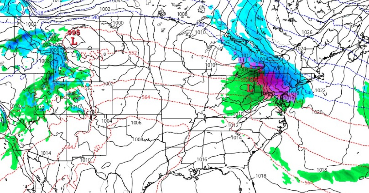 Forecasters eye post-Christmas storm as unsettled pattern takes hold
