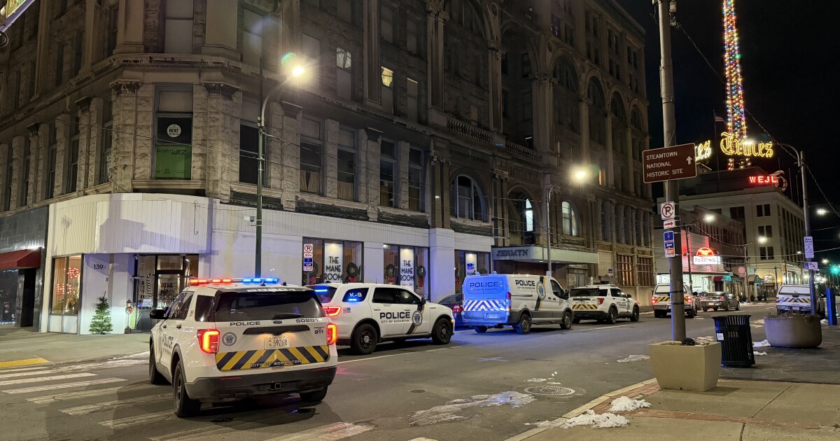 Scranton police investigating multiple stabbing at Hotel Jermyn in downtown Scranton