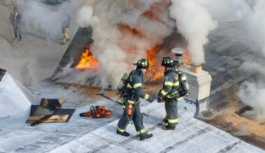 Allentown three-alarm fire on Allen Street displaces 5 families