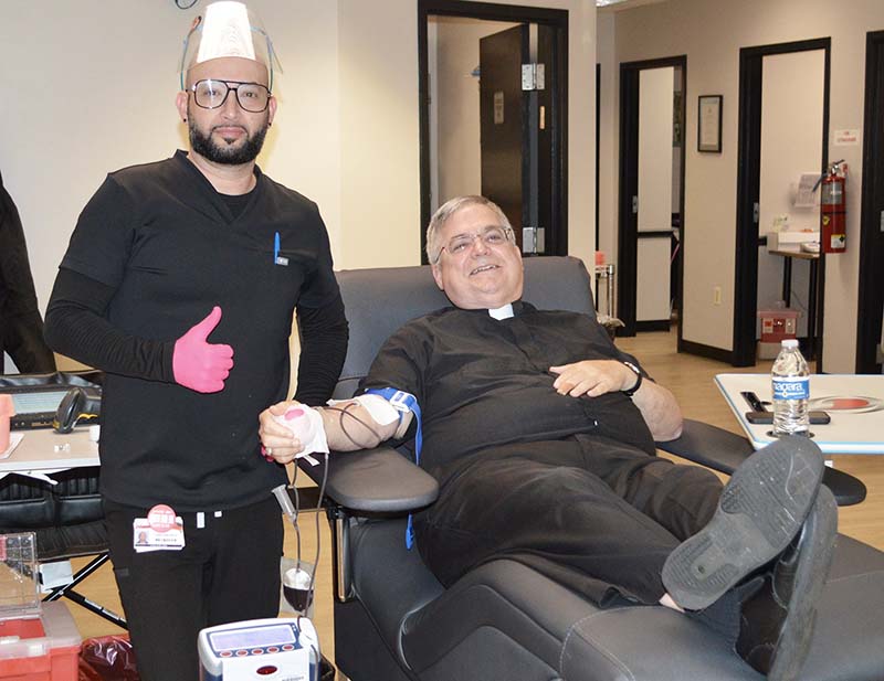 Diocese draws on blood bank patron saint for diocesan drive