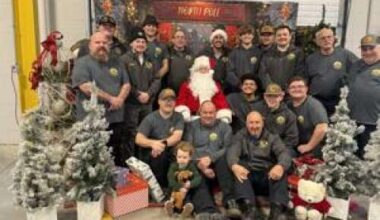 Santa makes early visit to fire station – Lehigh Valley Press