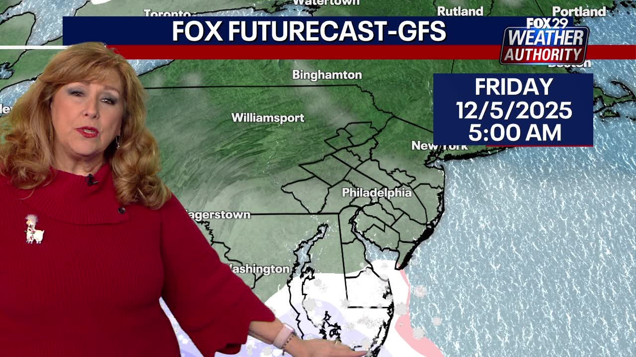 Philadelphia weather: Snow flurries possible on Friday as temps plunge