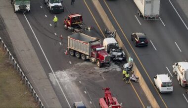 Major crash on Pennsylvania Turnpike halts traffic near Bensalem