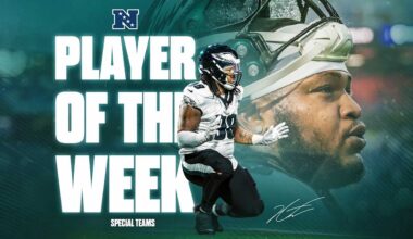 Jalen Carter wins NFC Special Teams Player of the Week