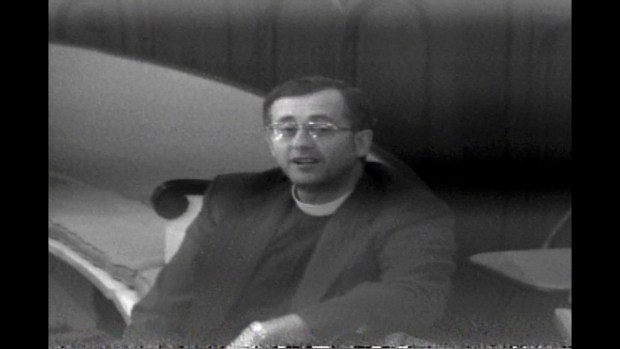 The Rev. Elton Richards opens the Jan. 11, 1976, broadcast at Trinity Lutheran Church. (Courtesy of Trinity Lutheran Church)