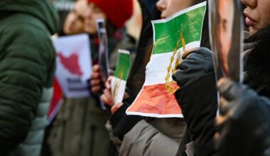Penn Persian Society leads rally in support of ongoing protests in Iran