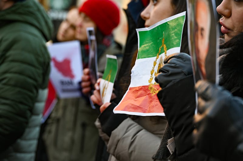 Penn Persian Society leads rally in support of ongoing protests in Iran