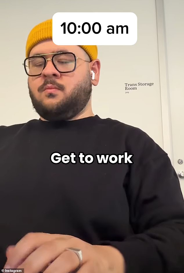 Rodriguez arrives to work around 10am, he has a hybrid role that allows him to be in the office twice a week