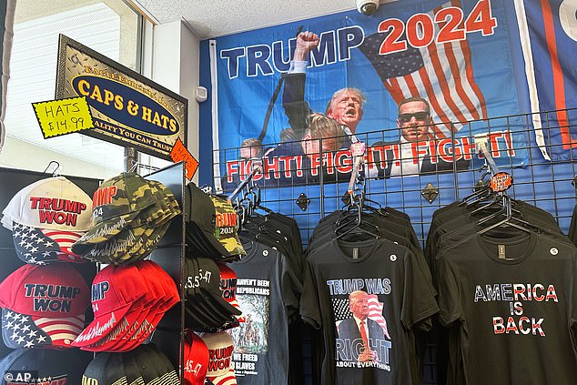 The outlet capitalized on Trump's 2024 presidential election, selling victory merch and campaign products