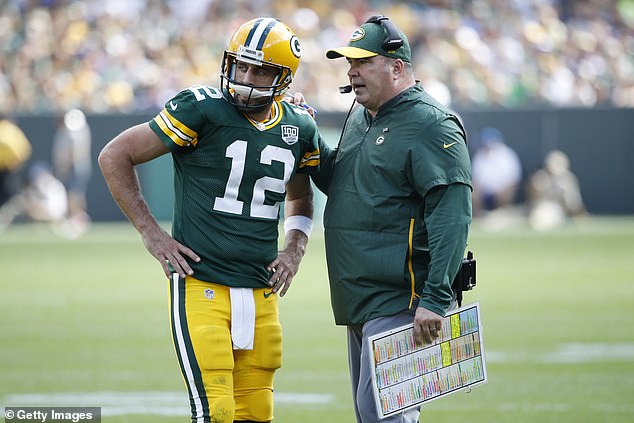 McCarthy was the Green Bay Packers head coach when Aaron Rodgers won the Super Bowl