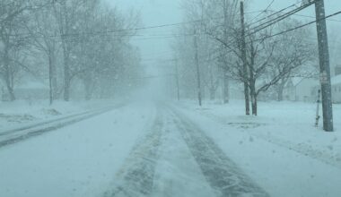 Hazardous driving conditions are expected