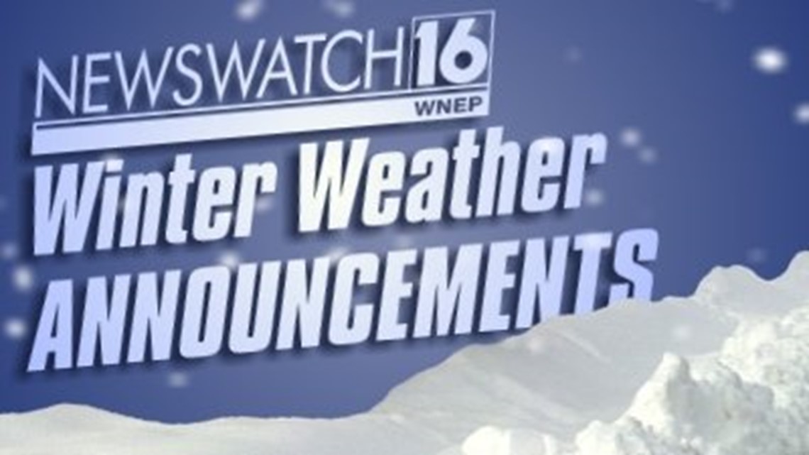 Community weather-related announcements | wnep.com