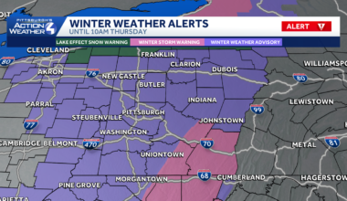 Alert Day for snow to ring in 2026