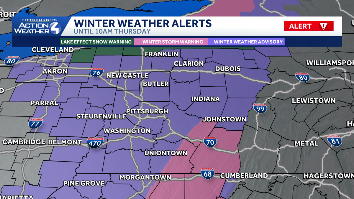 Alert Day for snow to ring in 2026