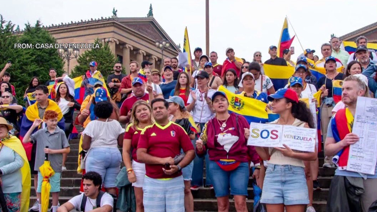 Philadelphia sees protests, celebrations after US strikes on Venezuela and Maduro capture