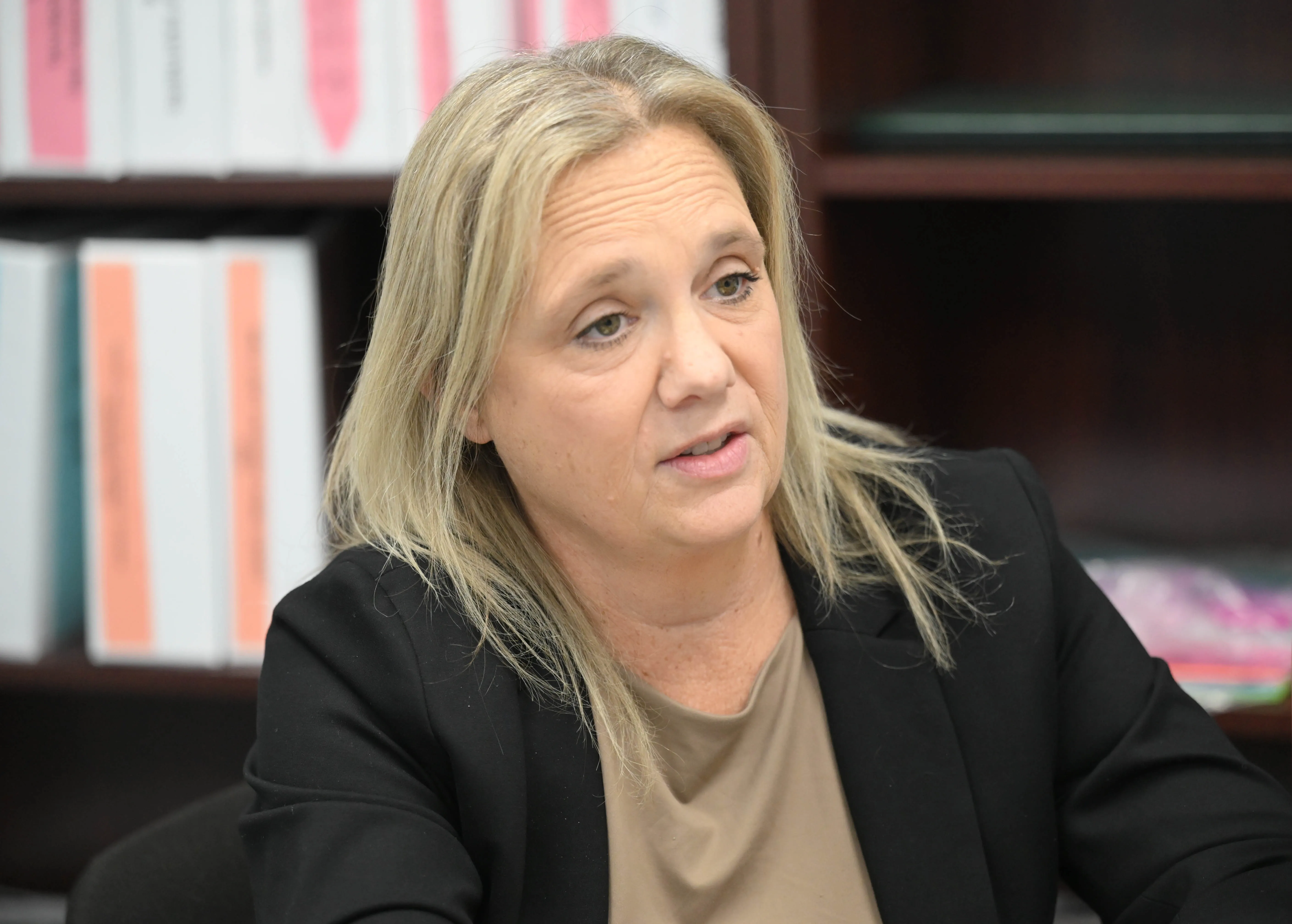 Workforce Board Lehigh Valley’s new executive director, Cathy Rychalsky, speaks...