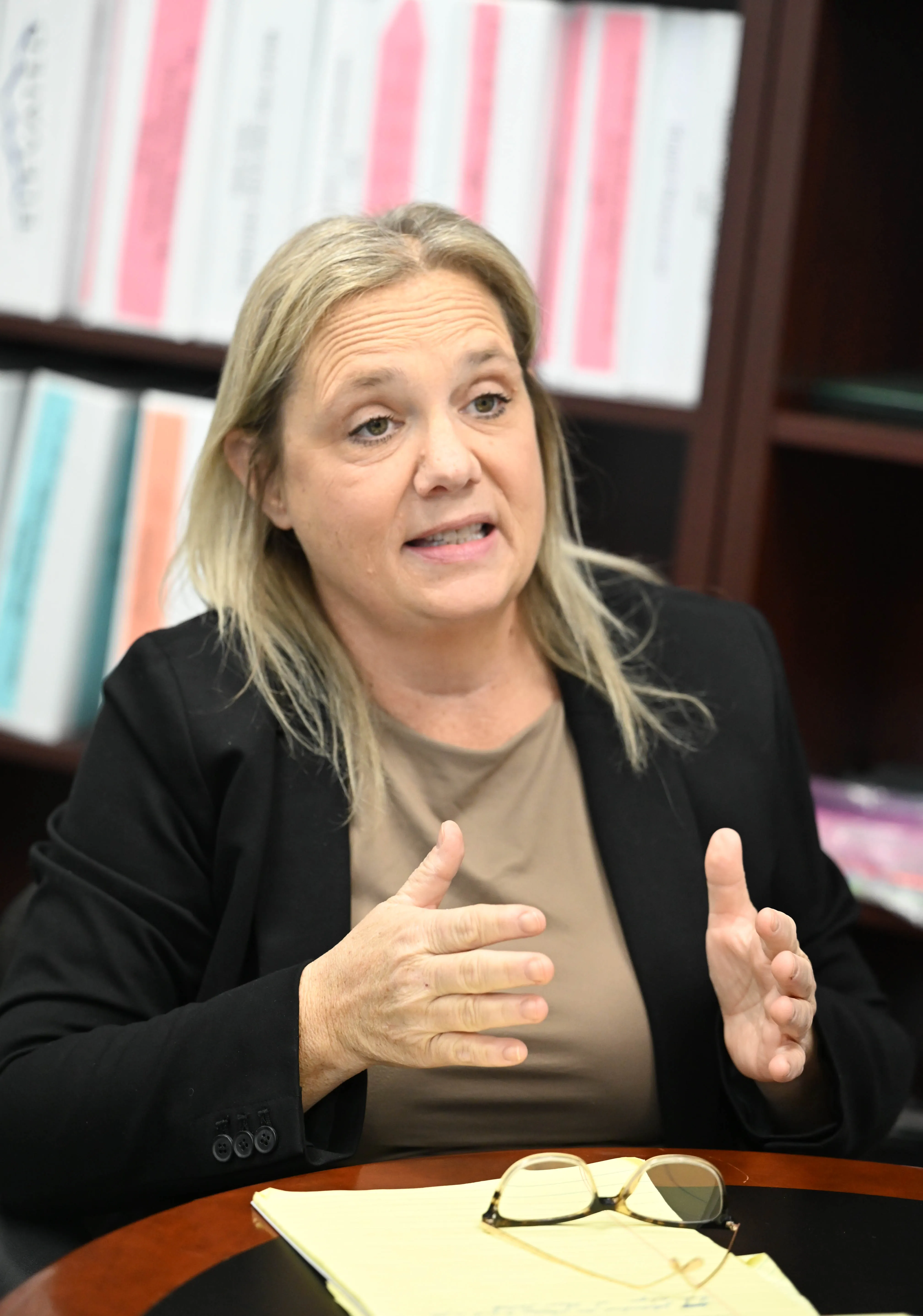 Workforce Board Lehigh Valley’s new executive director, Cathy Rychalsky, speaks...