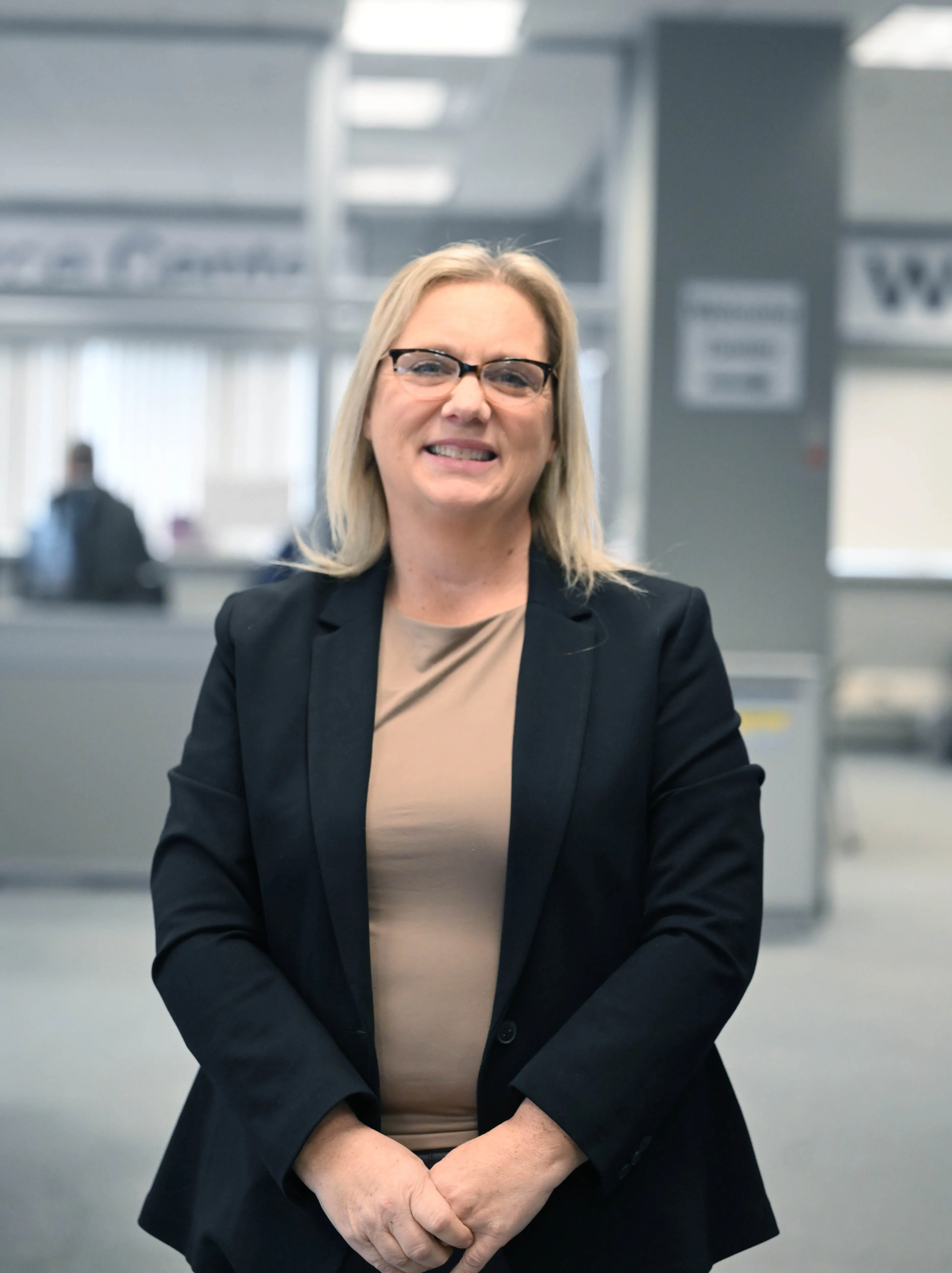 Workforce Board Lehigh Valley’s new executive director, Cathy Rychalsky, stands...