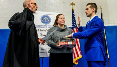Swearing-in ceremony for Lehigh County executive Josh Siegel photos