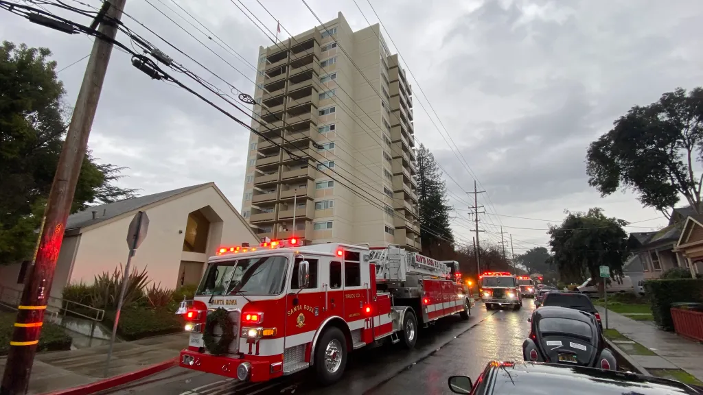 Santa Rosa residents displaced from Bethlehem Tower by New Year's Eve fire return home