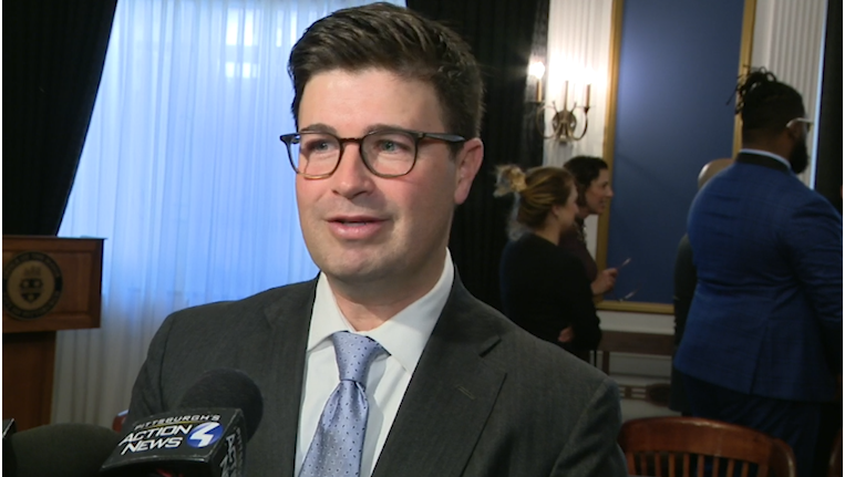 Newly elected Mayor Corey O'Connor celebrates first day in office