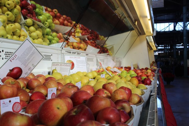 Pennsylvania-grown fruits are featured at the Farm Show in Harrisburg. (Courtesy of Pennsylvania Department of Agriculture)