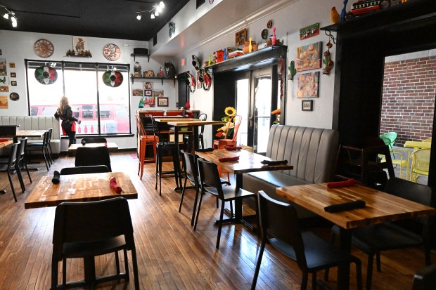 The new La Cocina del Abuelo location Thursday, Jan. 8, 2026, on West Broad Street in Bethlehem. (Amy Shortell/The Morning Call)