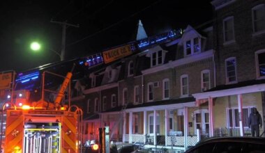 Row home fire in Allentown leaves 5 displaced, while 2 firefighters hurt after commercial building fire | Allentown Area