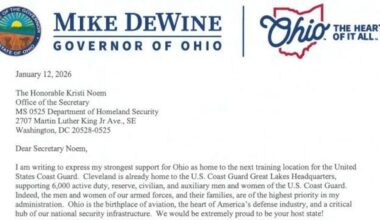 Ohio Gov wants next Coast Guard training facility in Ohio, 200 miles from Lake Erie