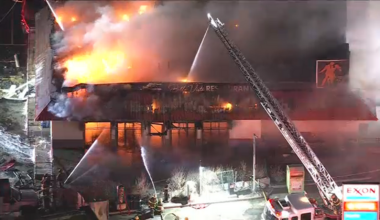 Firefighters battle blaze at Bella Vista restaurant in Philadelphia's Juniata Park neighborhood