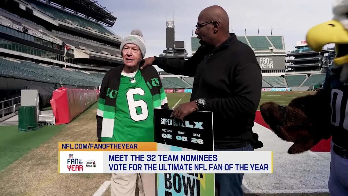Philadelphia Eagles 'Fan of the Year' 'GMFB'