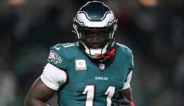 Howie Roseman downplays A.J. Brown trade talk, says Eagles WR is 'great player'