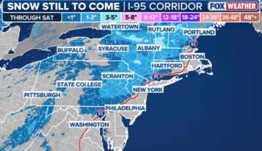 Winter weather: Up to 2 inches of snow fall across NJ, PA