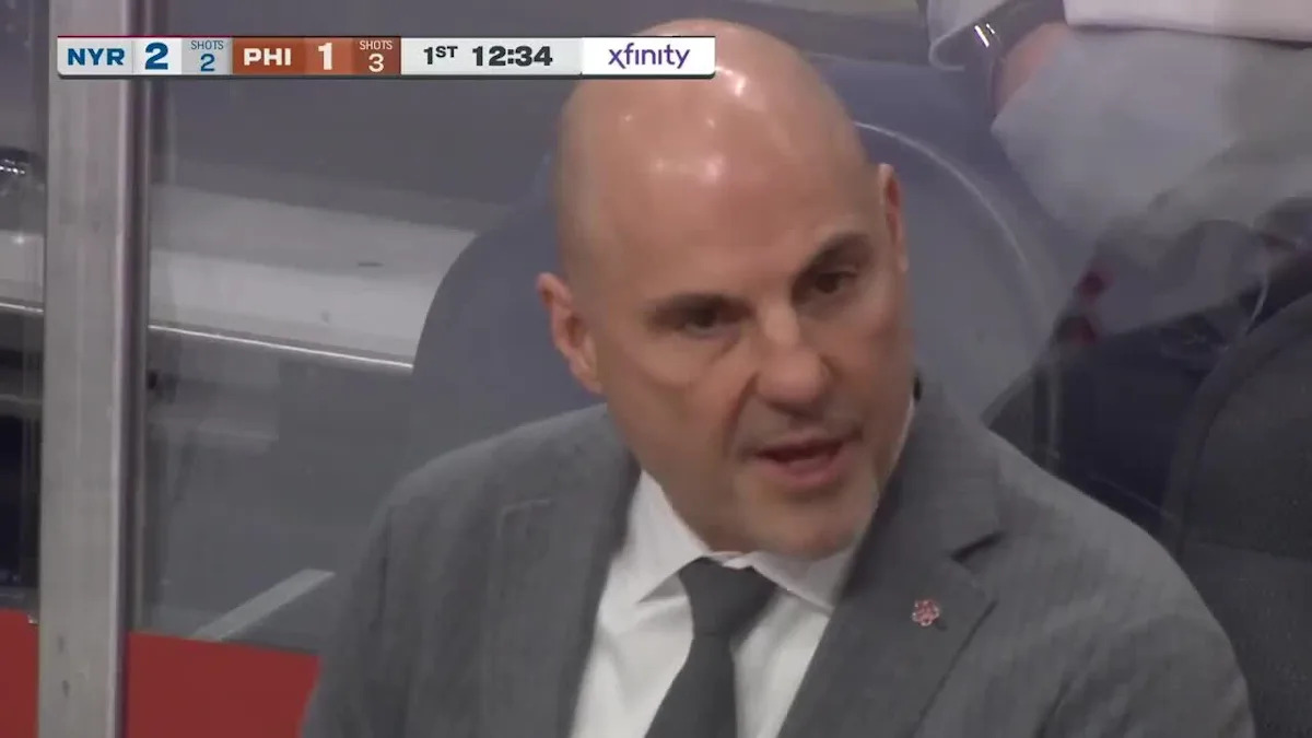 Mika Zibanejad with a Goal vs. Philadelphia Flyers