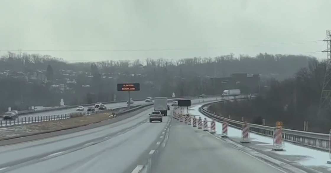 Repairs underway on Interstate 79 beam that was damaged in crash last month