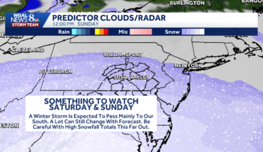 Weekend winter storm in Pennsylvania?