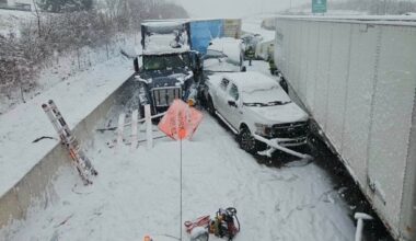 11-vehicle pileup in Berks County injured 6