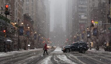 What is a state of emergency for a winter storm in Philly, NJ, DE?