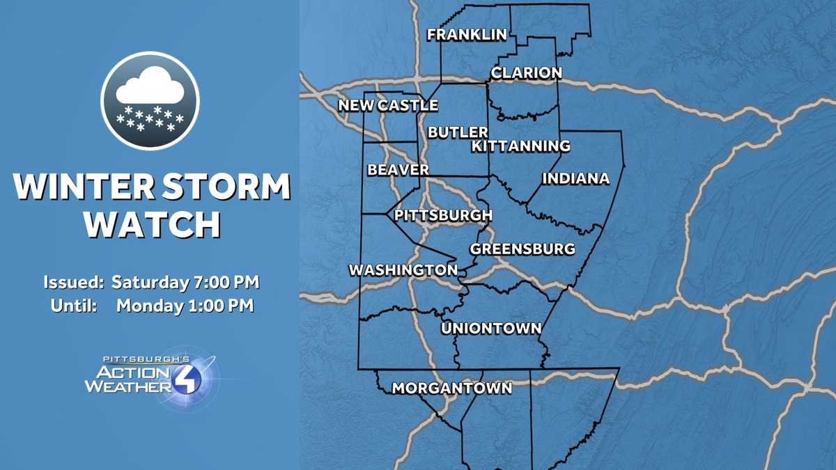 Major weekend snowstorm expected in Pennsylvania: Watches, Warnings