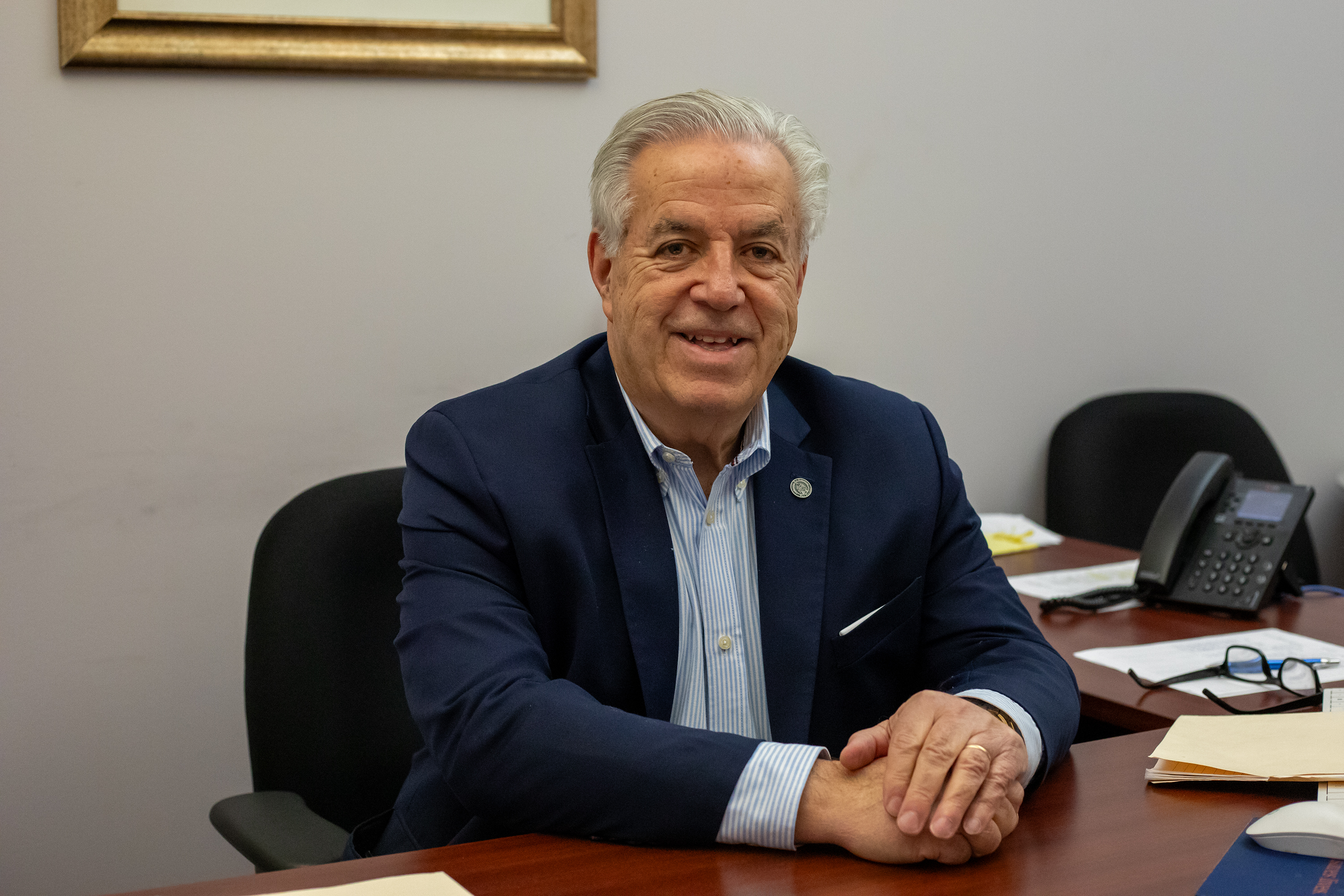 The Recovery Bank President/CEO Frank Bolock the organization’s location in...