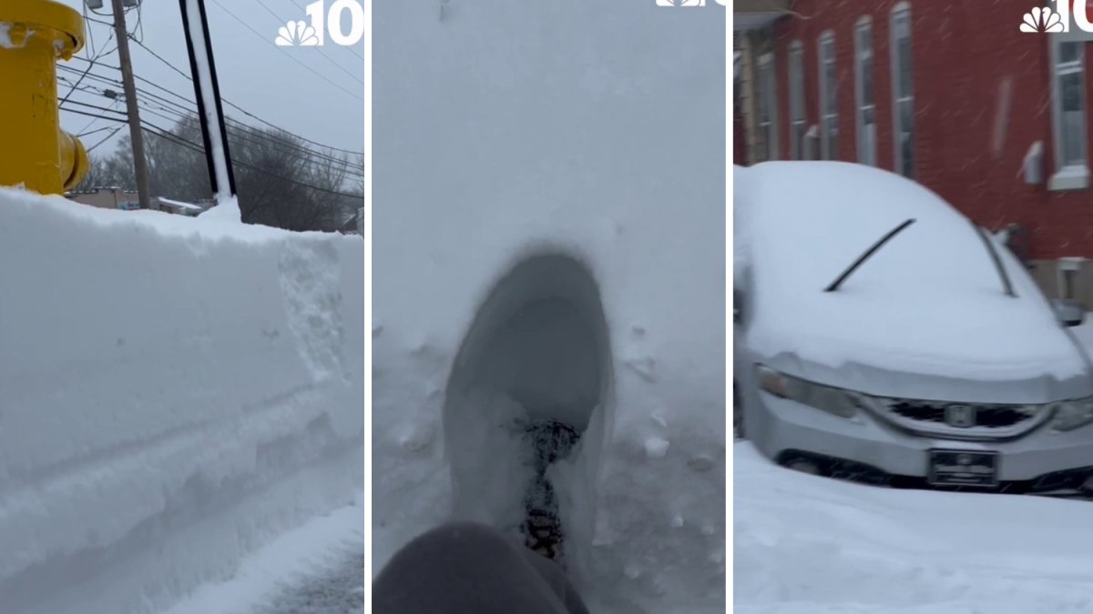 Allentown after getting more than 8″ of snow on Sunday – NBC10 Philadelphia