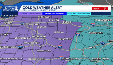 Western Pennsylvania Extreme Cold Warning after heavy snow
