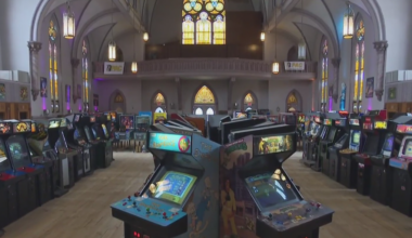 Old church in Duquesne now home to retro-style arcade