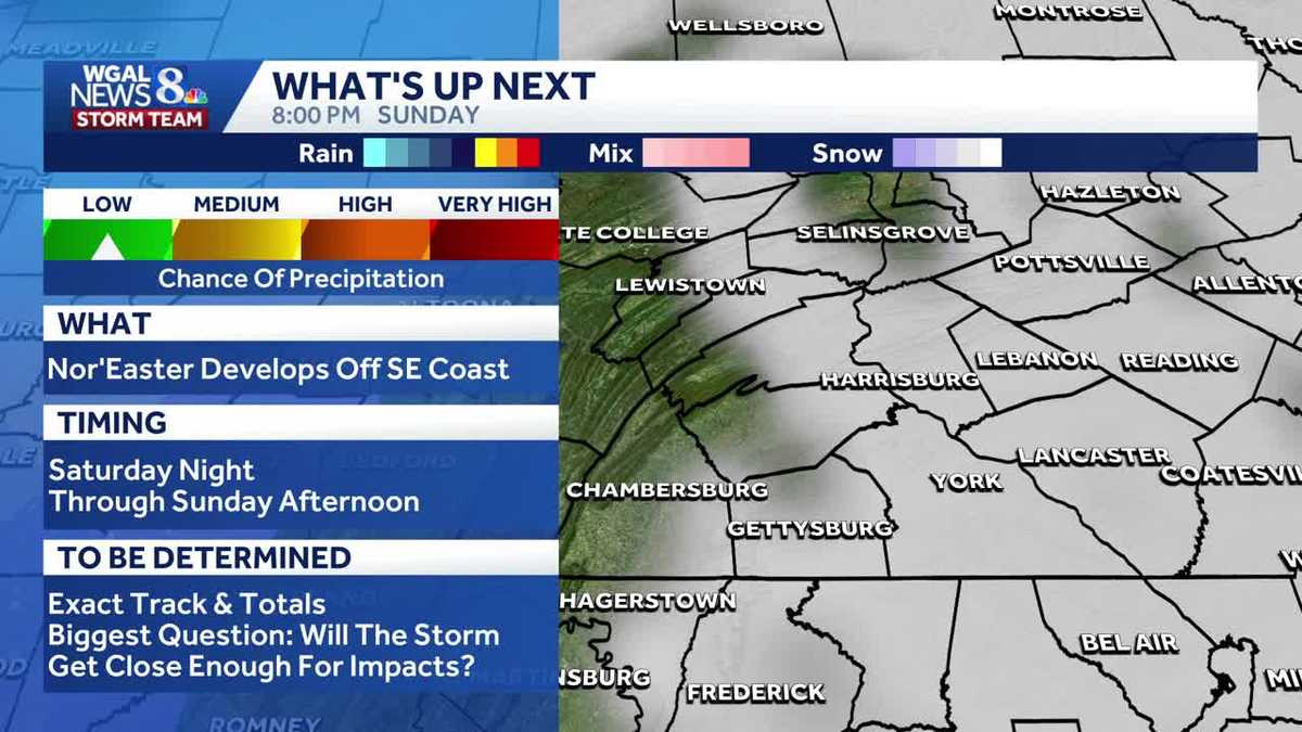 PA SNOW THIS WEEKEND - AGAIN? Latest models, tracks and timing