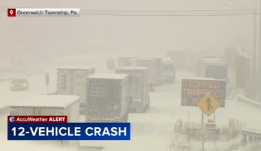 I-78 closes for several hours following 12 car pile-up in Berks County