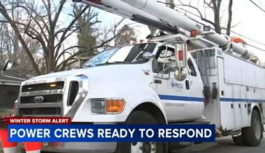 PECO crews prepare for possible outages as storm approaches