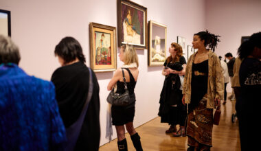 Visitors in Dreamworld: Surrealism at 100. Photo by Albert Yee.