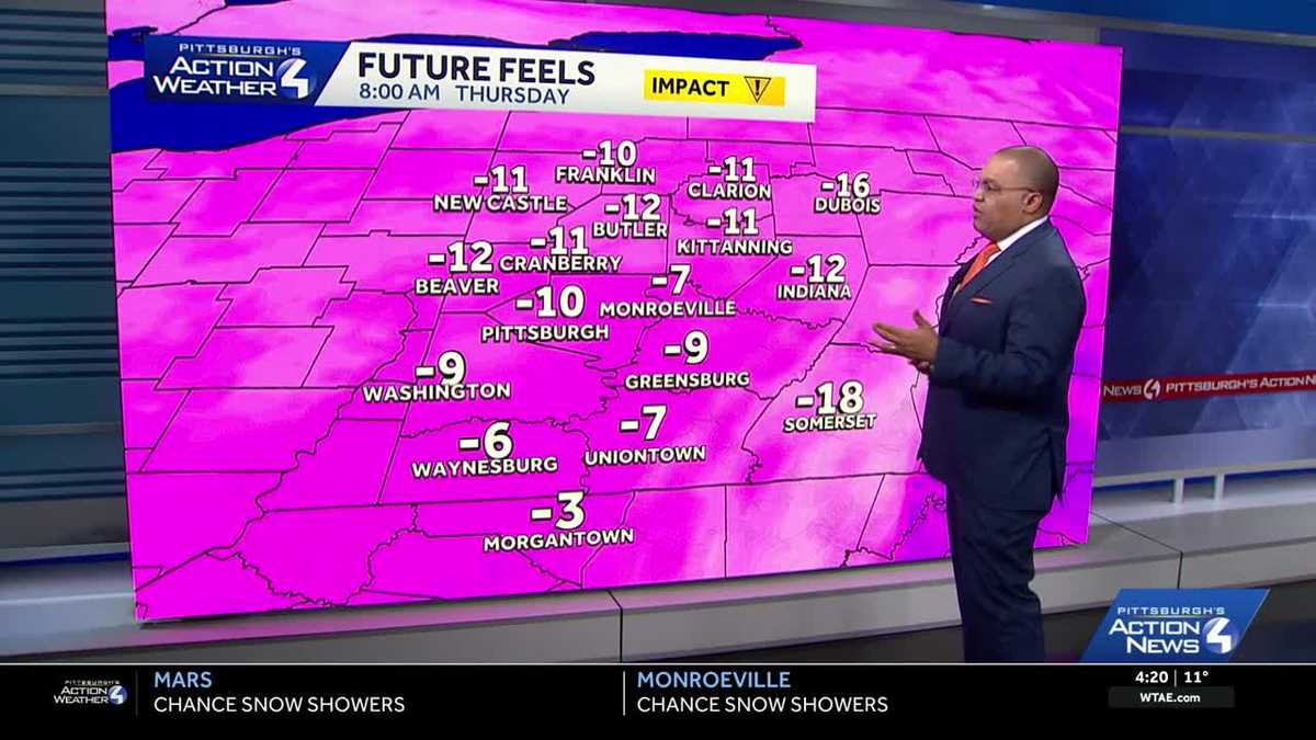 Record cold this weekend, then moderating temperatures