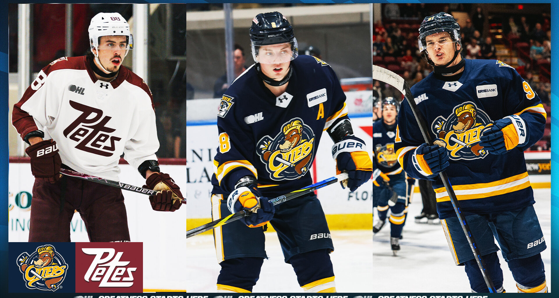 Petes acquire Brett Hammond and Garrett Frazer from Erie Otters
